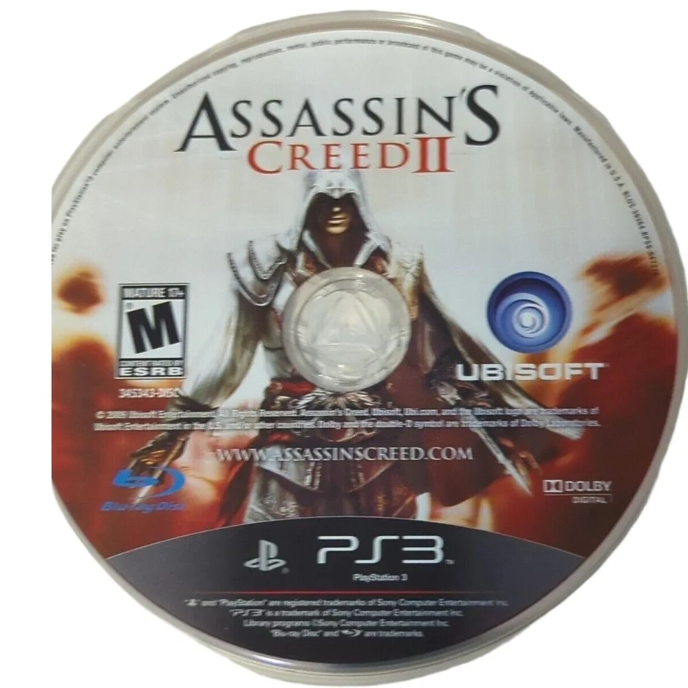 Assassin's Creed 2 Sony Playstation 3‎ PS3 Complete + Manual CIB
